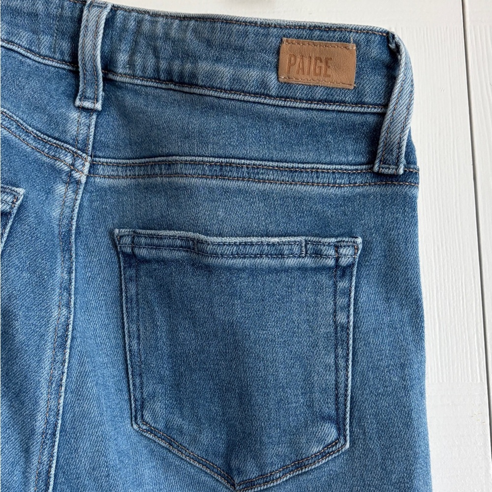 Paige Denim Jeans Cindy Music Distressed ankle fray size 26 - Picture 9 of 12